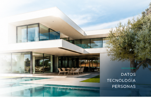 Vivienda contemporánea con arquitectura luminosa